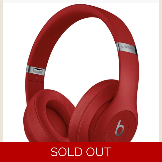 product Image for Beats by Dr. Dre Studio3 Wireless Bluetooth Headphones (Red / Core)